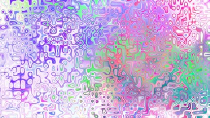 Fototapeta premium Abstract organic cellular texture with soft purple and pink tones, fluid mosaic pattern and dreamy digital surface