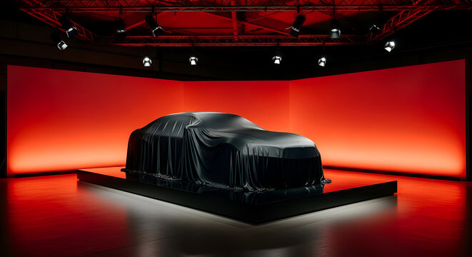 New car model unveiling event
