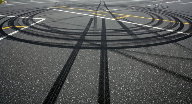Racing Circuit Track Surface.