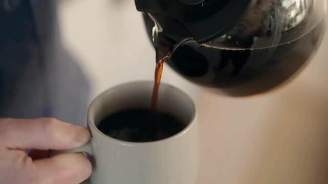 Coffe cup in breakfast