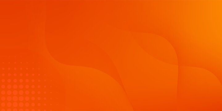 Abstract orange background with circles - Powered by Adobe