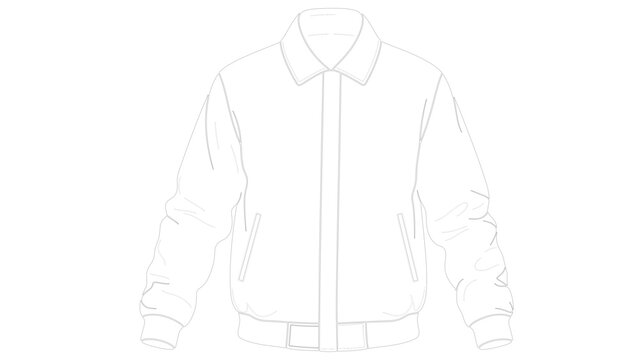 Black Leather Jacket with Buckles and Zipper Detail
