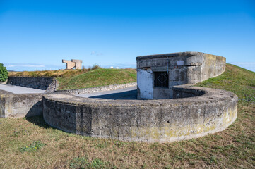 Historic Buildings on Santa Catalina Hill in Gijon, Asturias, Spain