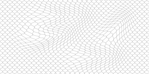 Curved net pattern. Seamless design for sportswear or equipment like soccer goals, volleyball nets, basketball hoops, hockey nets, and athletic gear