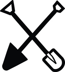 Old rusty tools texture style illustration 