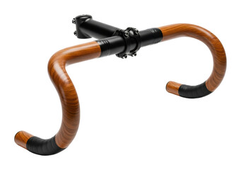Cycling race handlebar urban product isolated on transparent background