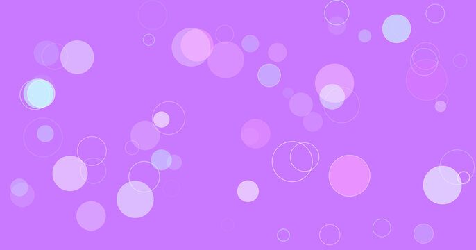 Vibrant purple bubble background