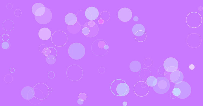 Abstract purple bubble background