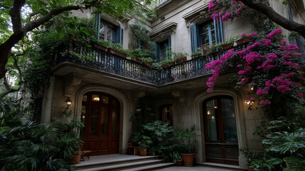 Fototapeta premium Picturesque old house in Spain. Barcelona