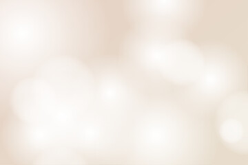 光と丸いぼかしが重なる淡い茶色の幻想的な抽象背景イラスト