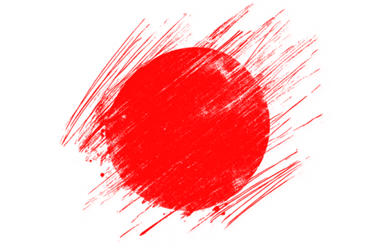 Grunge red marker scribble circles, ellipses and sketchy lines on white or transparent PNG background, ideal for highlighting, underlining, hand-drawn frames, notes and creative layouts. - Powered by Adobe