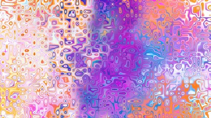 Fototapeta premium Abstract organic cellular texture with soft purple and pink tones, fluid mosaic pattern and dreamy digital surface