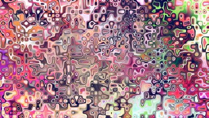 Naklejka premium Abstract organic cellular texture with soft purple and pink tones, fluid mosaic pattern and dreamy digital surface