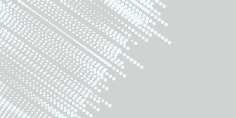 Dot white gray wave light technology texture background. Abstract modern grey. Spotted white and gray texture. Cards, business, presentation template .
