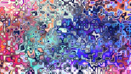 Fototapeta premium Abstract organic cellular texture with soft purple and pink tones, fluid mosaic pattern and dreamy digital surface