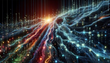 Illuminated neural network