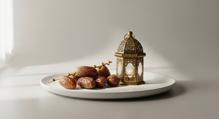 Elegant Ramadan Table Decoration Minimal Style