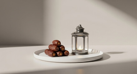 Elegant Ramadan Table Decoration Minimal Style