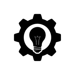 Innovation Gear Lightbulb Silhouette