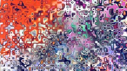 Fototapeta premium Abstract organic cellular texture with soft purple and pink tones, fluid mosaic pattern and dreamy digital surface