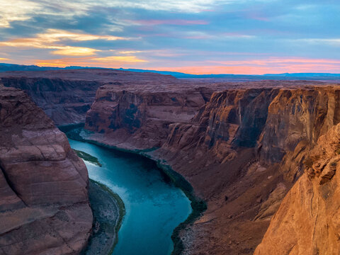 Horseshoe Bend sunset - Powered by Adobe