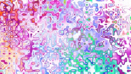 Obraz premium Abstract organic cellular texture with soft purple and pink tones, fluid mosaic pattern and dreamy digital surface