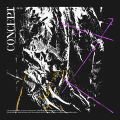 Concept design for streetwear illustration