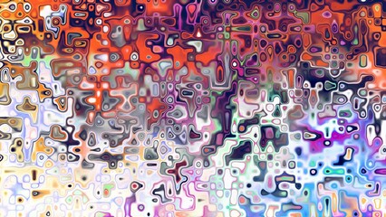 Naklejka premium Abstract organic cellular texture with soft purple and pink tones, fluid mosaic pattern and dreamy digital surface