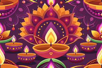 Lotus flower isolated on white background Vector