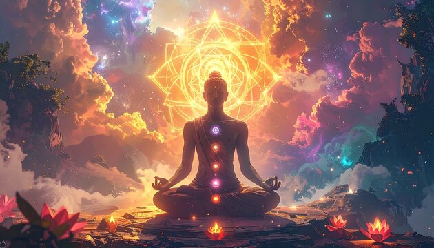 Karma and karmic energy concept