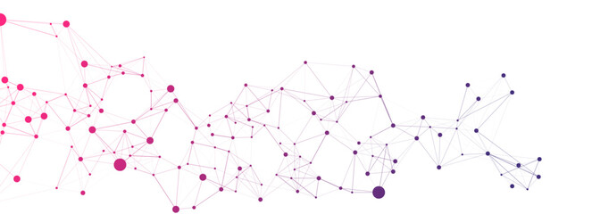 Abstract Network Connections  Technology Banner Background