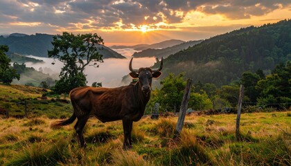 deer in the mountains
