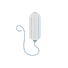Feminine hygiene tampon icon. Menstrual tampon. Vector illustration.