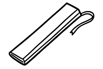 Hand Drawn Bookmark Symbol Vector Icon &ndash; Minimal Digital Planner Clipart