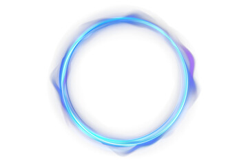 Bright multicolor neon curve circles with vivid chromatic transitions, wavy dynamic bend lines, and glowing holographic shine ideal for digital UI kits, posters, and futuristic design themes
