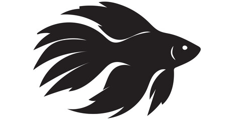 Cartoon shark and fish vector illustration in the ocean