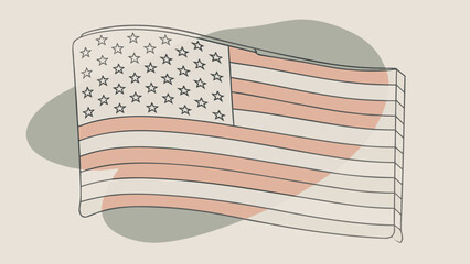 Hand drawn vector illustration of a shirt and scarf gift object template with a paper book design symbol in a frame