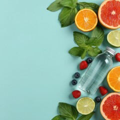 Minimal Wellness and Nutrition Concept Photo