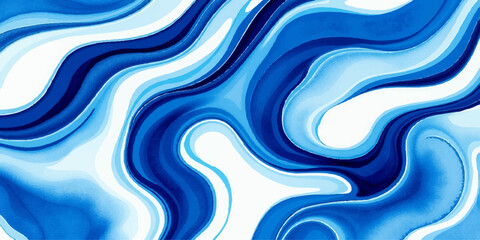Abstract swirls of azure and cerulean hues create a mesmerizing, fluid composition, perfect for artistic and design projects.