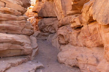 Obraz premium Salama Canyon in Sharm El Sheik, Egypt