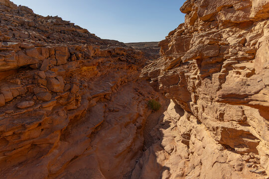 Salama Canyon in Sharm El Sheik, Egypt