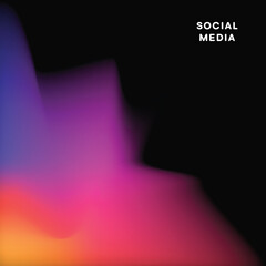 Vibrant Abstract Gradient Flow for Social Media