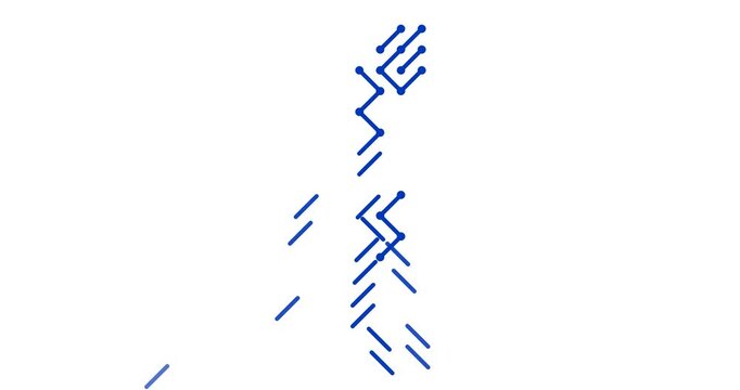 Data Driven Diagonal Animation of Israel