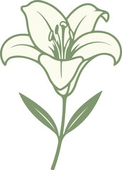 Easter Vector on Transparent Background with Bunny and Celebration Concept