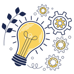 creative light bulb idea concept