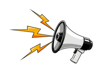 Announcement megaphone