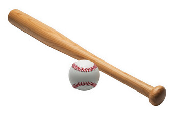 Baseball bat hitting ball