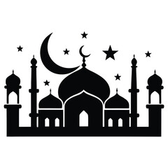 islamic festival greeting vector