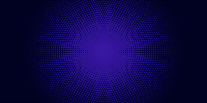 Dotted Concentric circles geometric element. Concentric segments of circles, random lines following a circle path. Dotted halftone Spiral backgrounds. EPS vector illustration