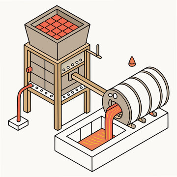 High temperature refractory ceramics production for extreme industrial environments and thermal insulation vector